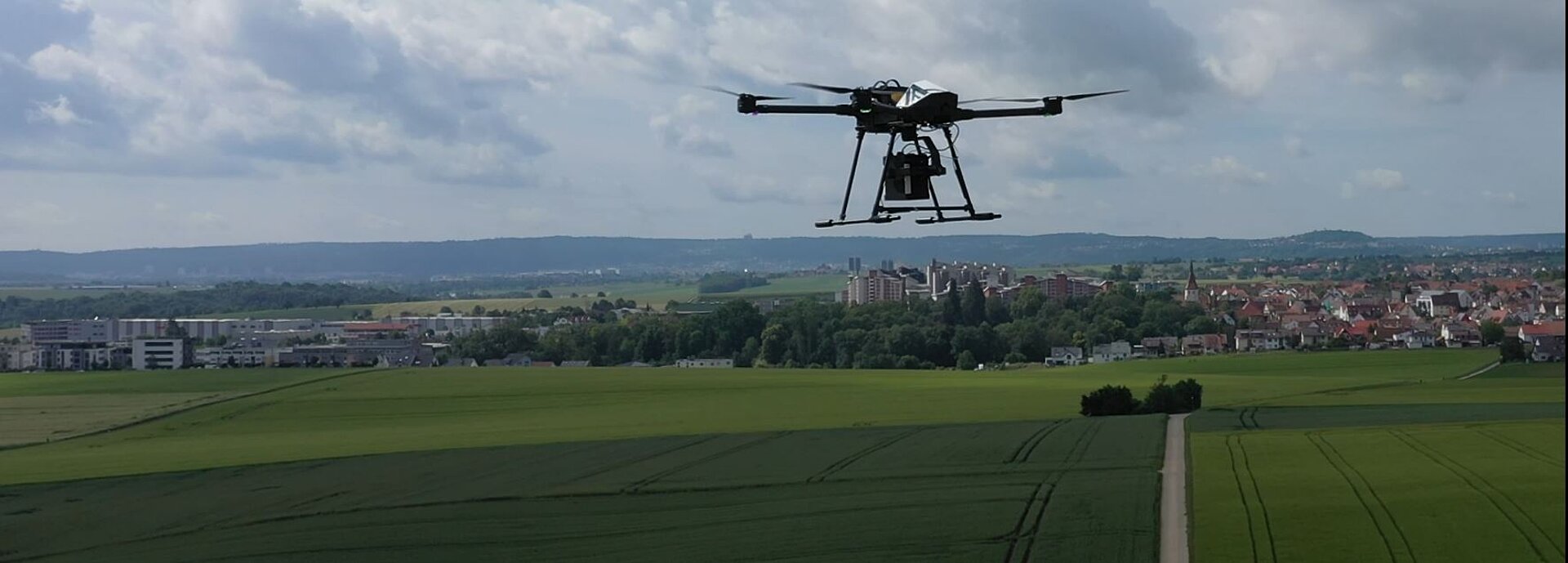 Scheel Sarlhusen Dienstleistungen Spot Spraying Drohne